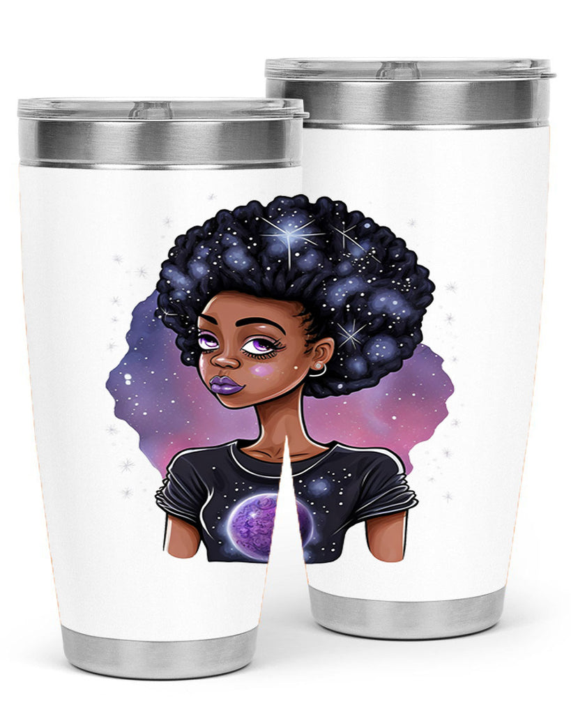 Sparkling Black Girl Design 11#- women-girls- Tumbler