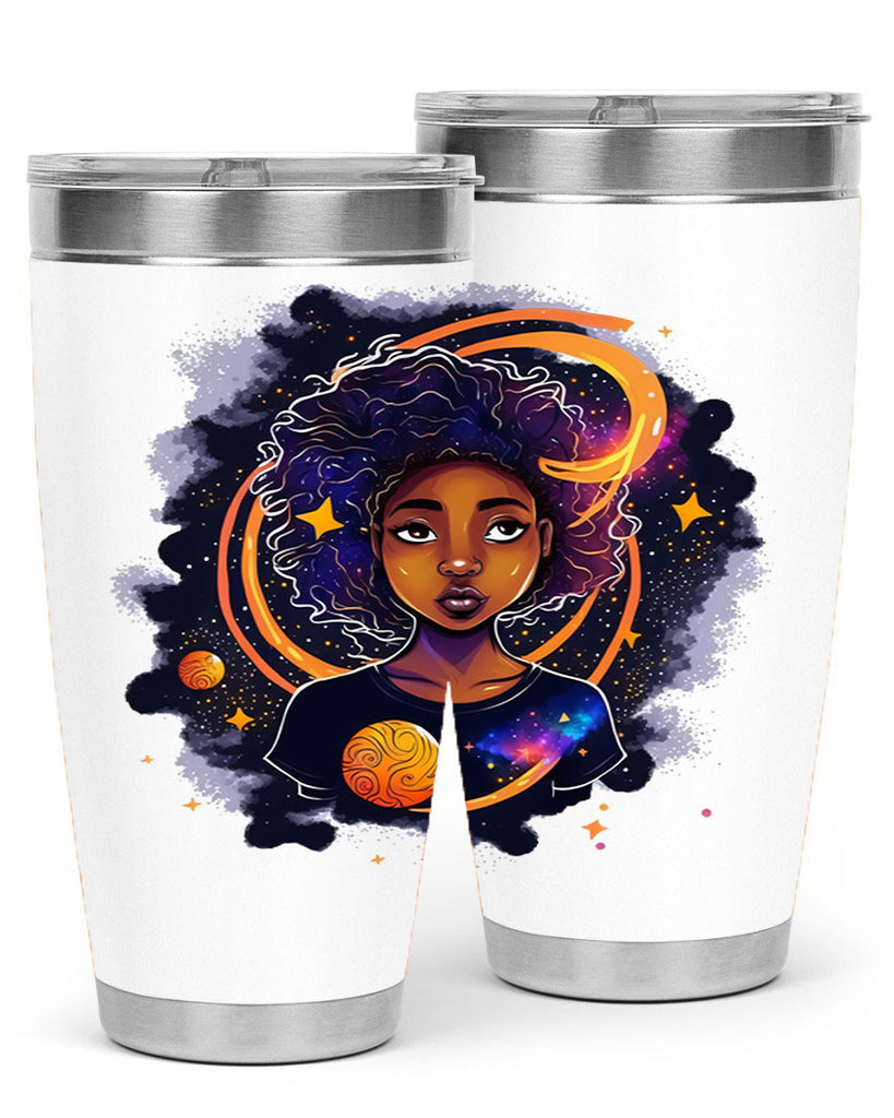 Sparkling Black Girl Design 19#- women-girls- Tumbler