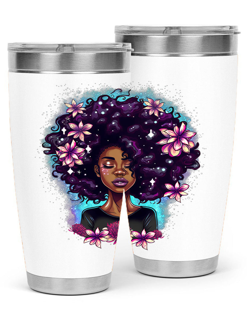 Sparkling Black Girl Design 3#- women-girls- Tumbler