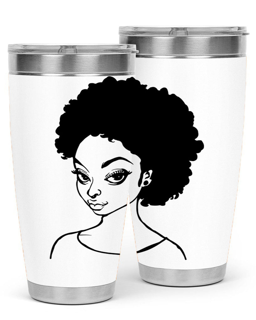 afro woman girl lady 68#- women-girls- Tumbler
