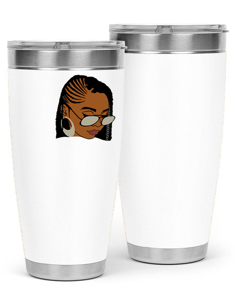 black afro 39#- women-girls- Tumbler