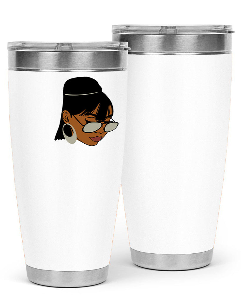 black afro 40#- women-girls- Tumbler