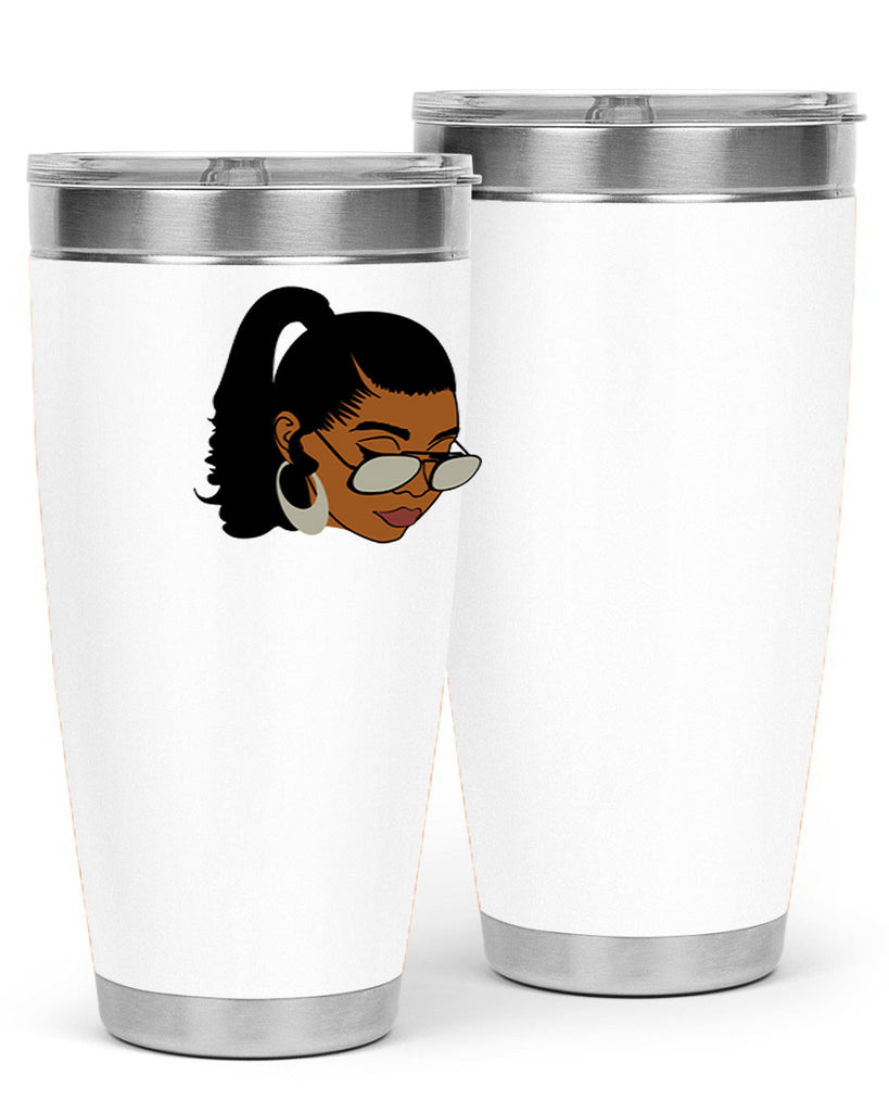 black afro 42#- women-girls- Tumbler
