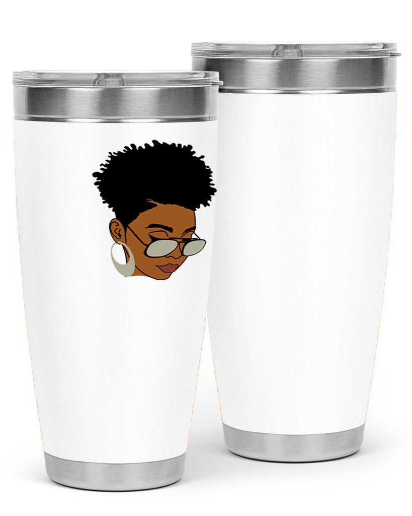 black afro 44#- women-girls- Tumbler
