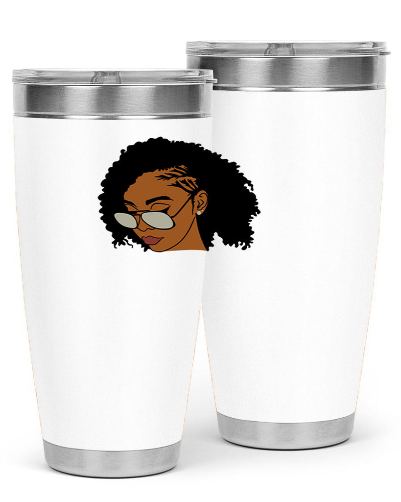 black afro 47#- women-girls- Tumbler