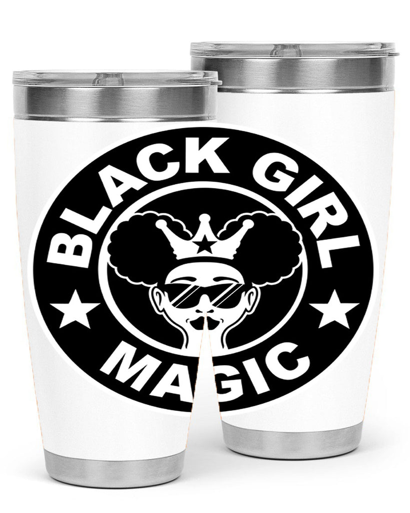 black girl magic coffee 57#- women-girls- Tumbler