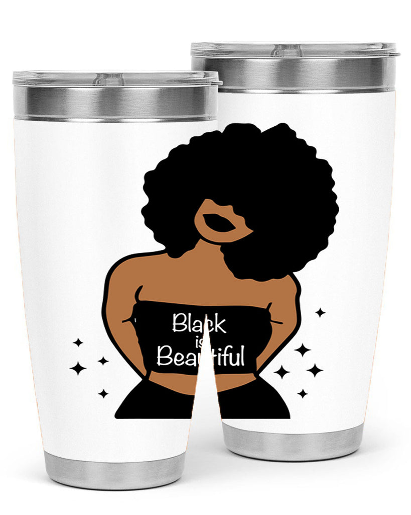 black is beautiful 16#- women-girls- Tumbler