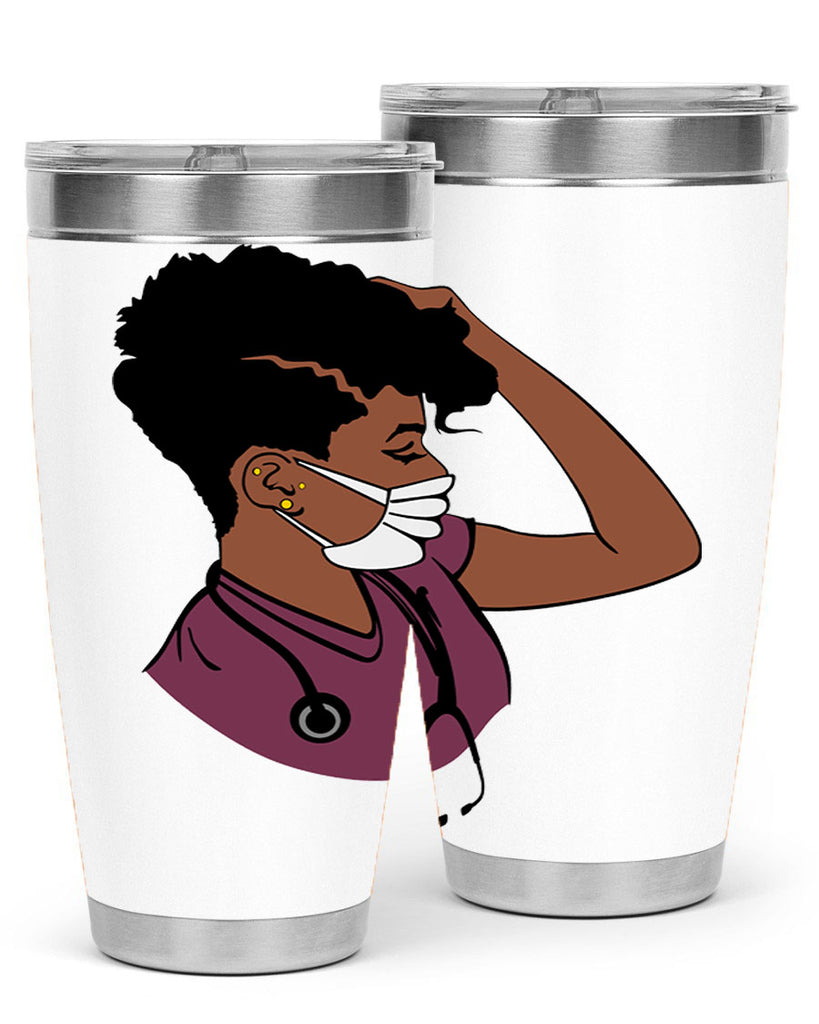 black nurse 1#- women-girls- Tumbler