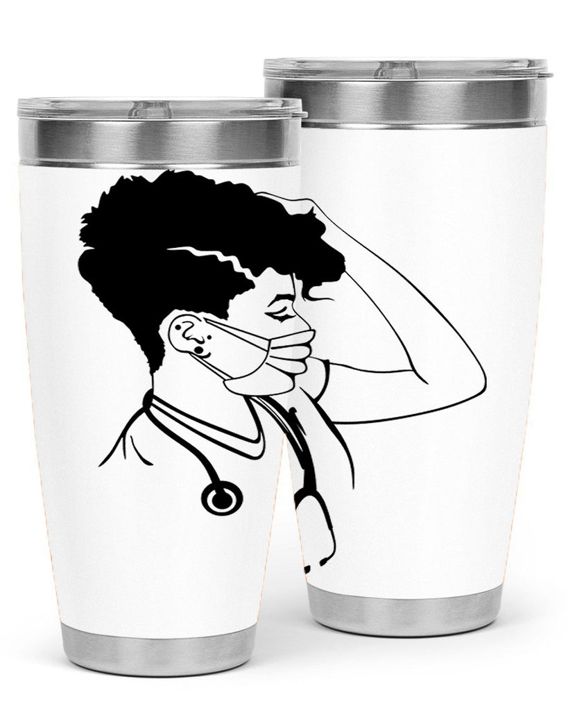 black nurse 3#- women-girls- Tumbler