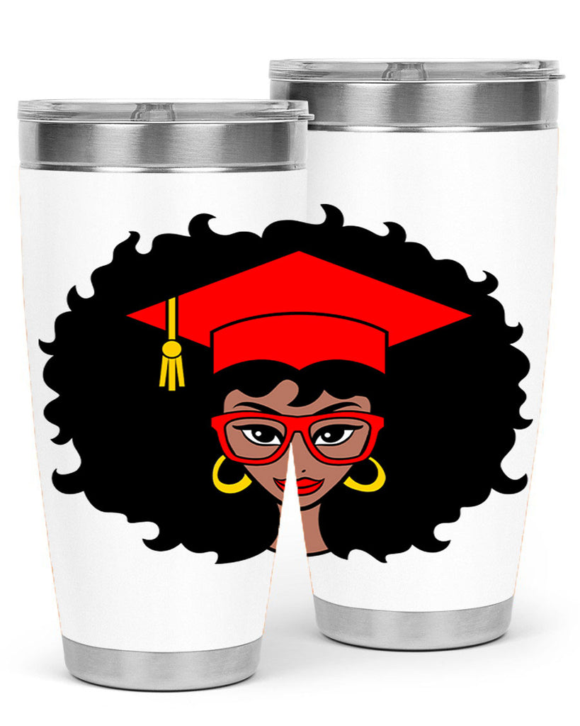 graduation black woman 32#- women-girls- Tumbler