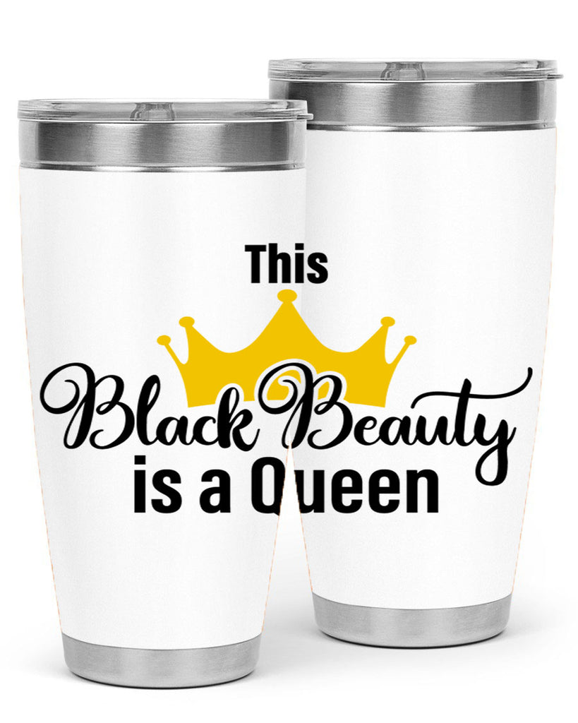 this black beauty is a queen Style 3#- women-girls- Tumbler