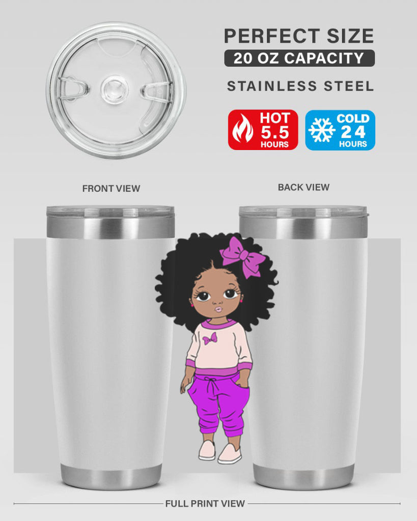Black girl style 10#- women-girls- Tumbler