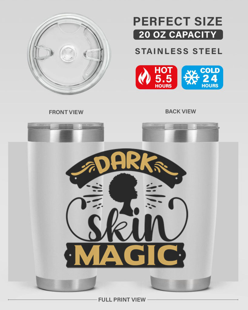 Dark skin magic Style 42#- women-girls- Tumbler