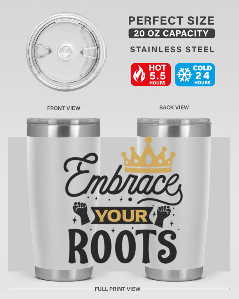 Embrace your roots Style 40#- women-girls- Tumbler