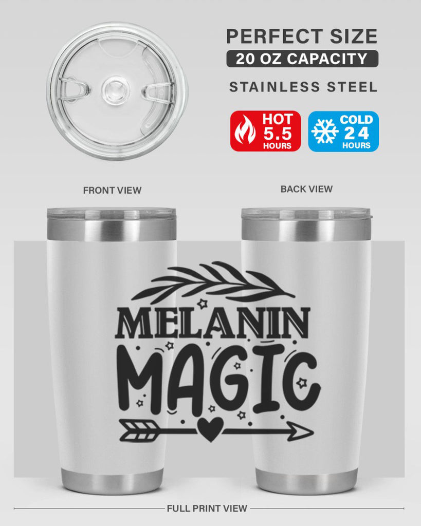 Melanin magic Style 19#- women-girls- Tumbler