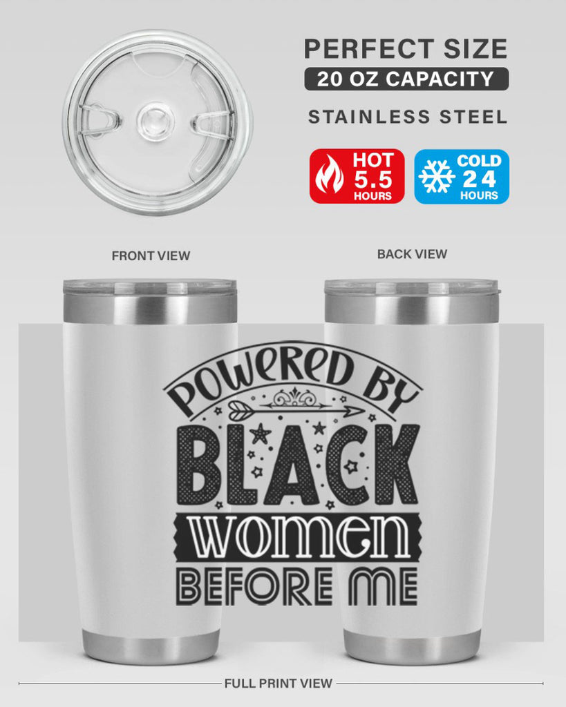 Powered by blackp women before me Style 14#- women-girls- Tumbler