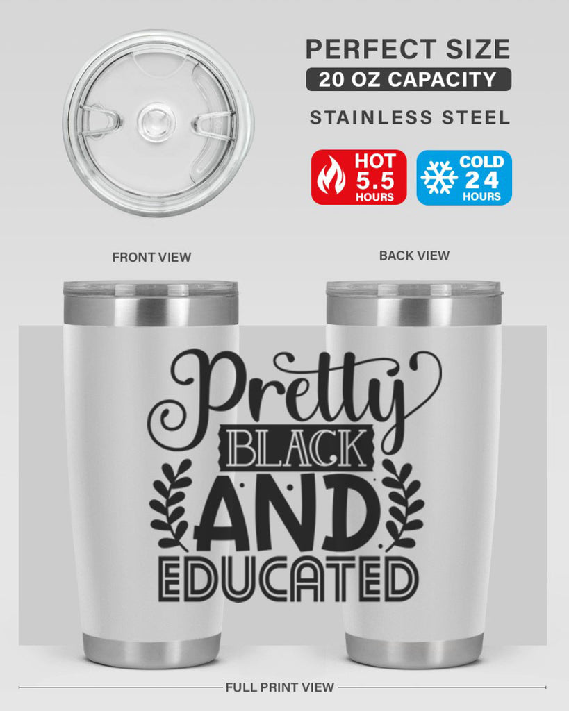Pretty black and educated Style 11#- women-girls- Tumbler