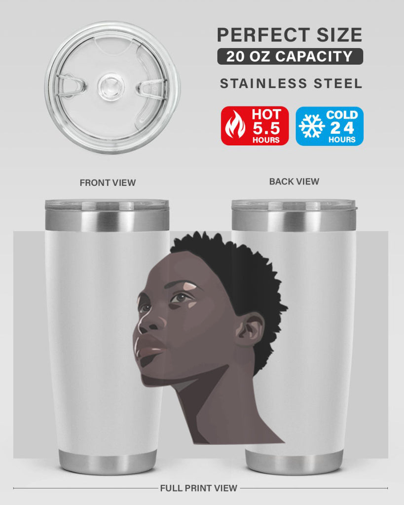 african woman portrait 88#- women-girls- Tumbler