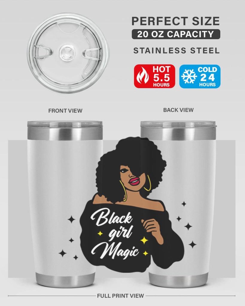 black girl magic 21#- women-girls- Tumbler