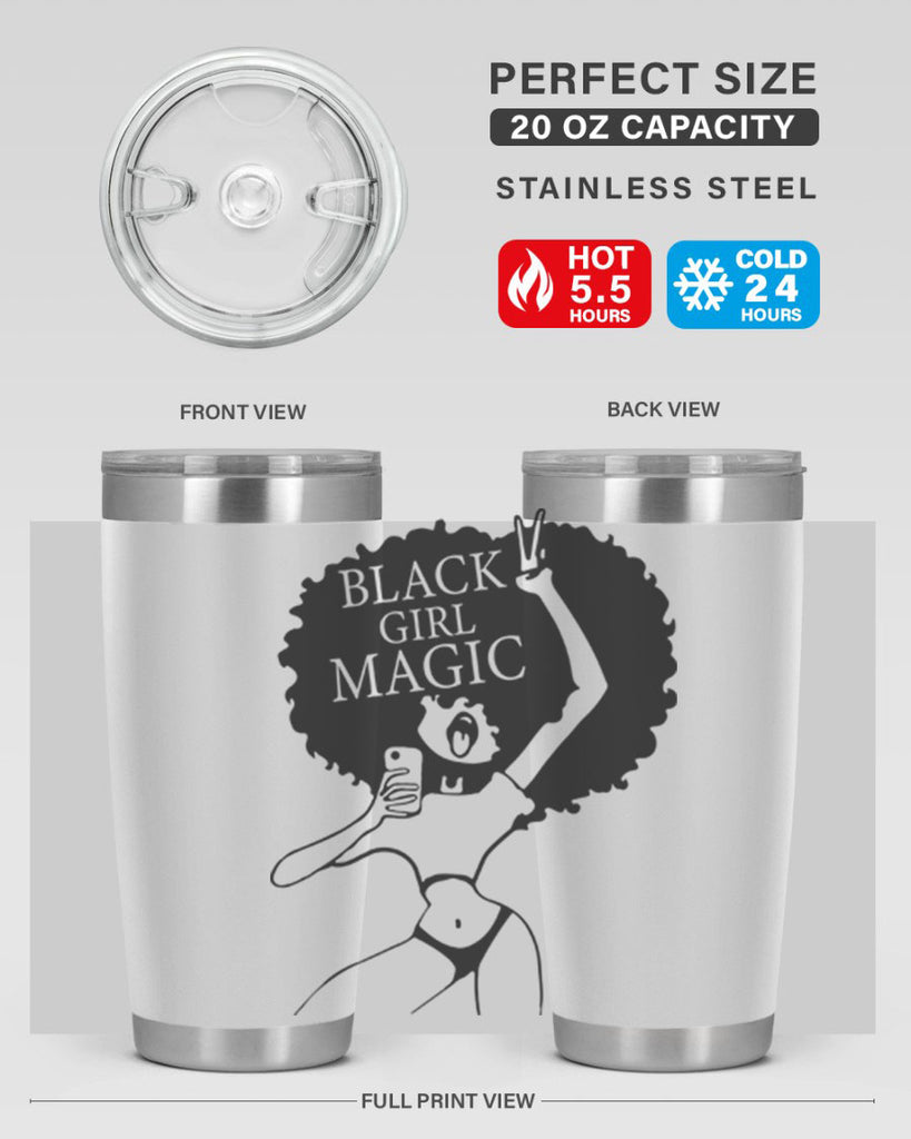 black girl magic 58#- women-girls- Tumbler