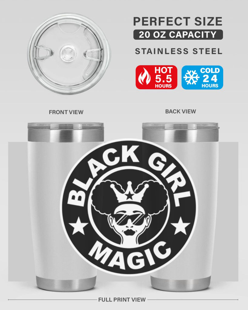 black girl magic coffee 57#- women-girls- Tumbler