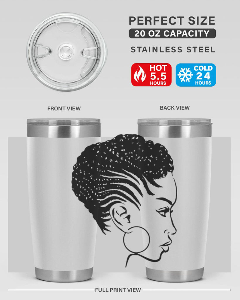 black women - queen 20#- women-girls- Tumbler