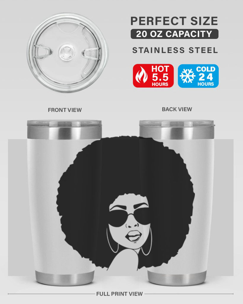 black women - queen 46#- women-girls- Tumbler