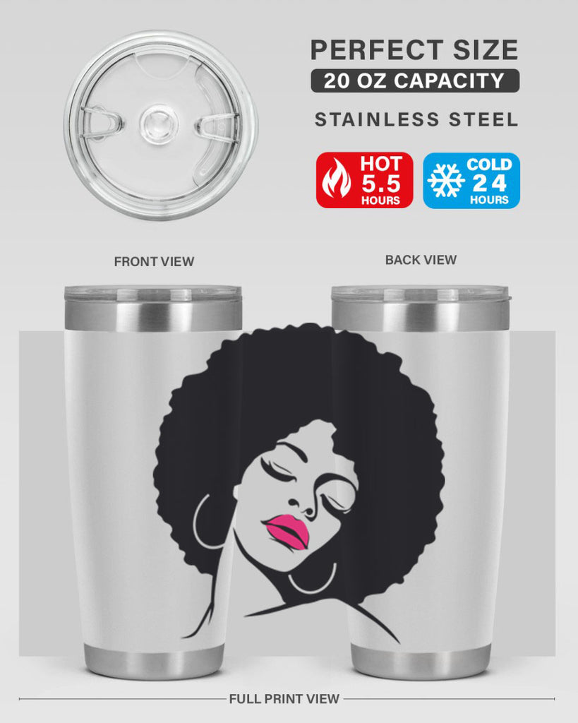black women - queen 68#- women-girls- Tumbler
