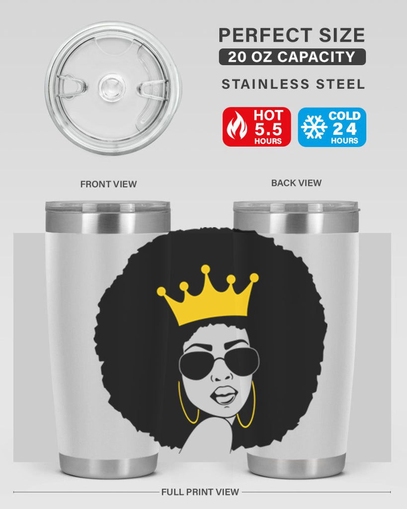 black women - queen 76#- women-girls- Tumbler