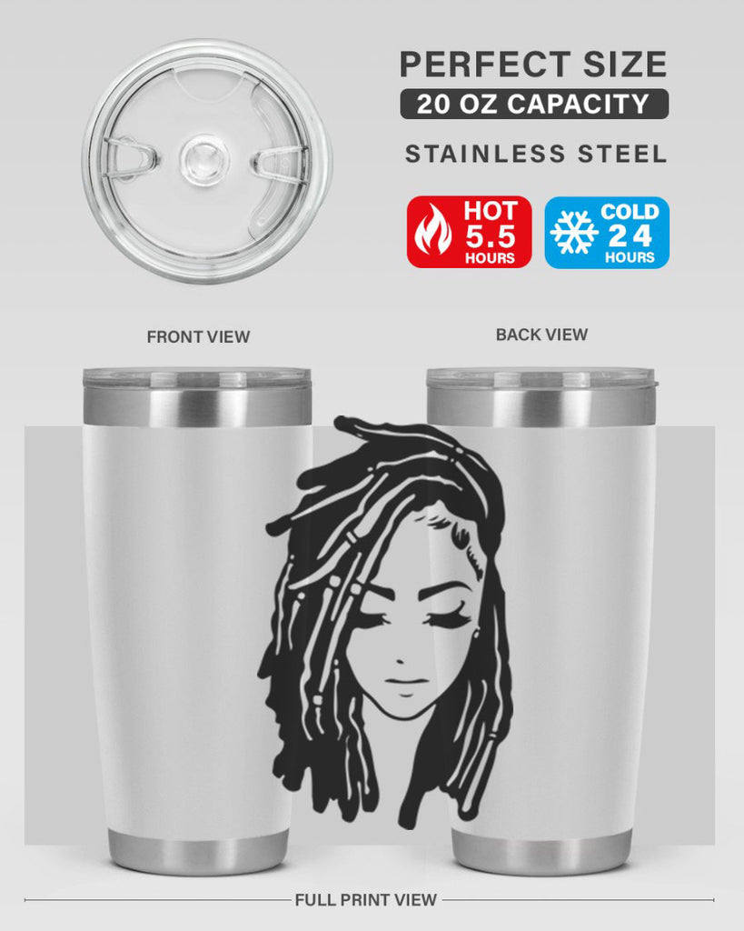 black women - queen 7#- women-girls- Tumbler