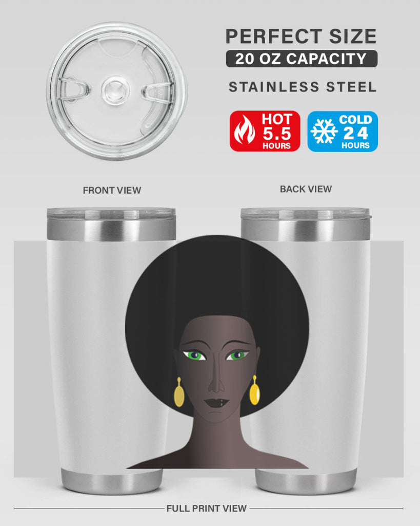 machovka black woman with green eyes 27#- women-girls- Tumbler
