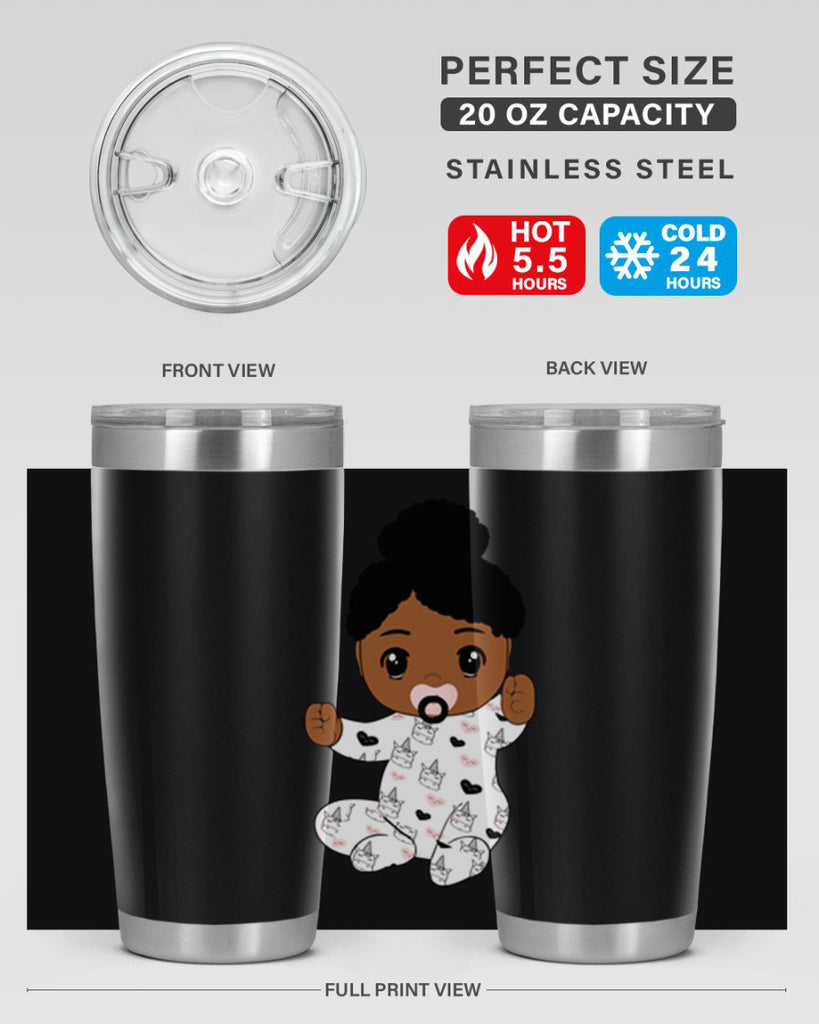 Black baby style 5#- women-girls- Tumbler