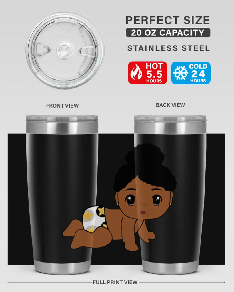 Black baby style 6#- women-girls- Tumbler