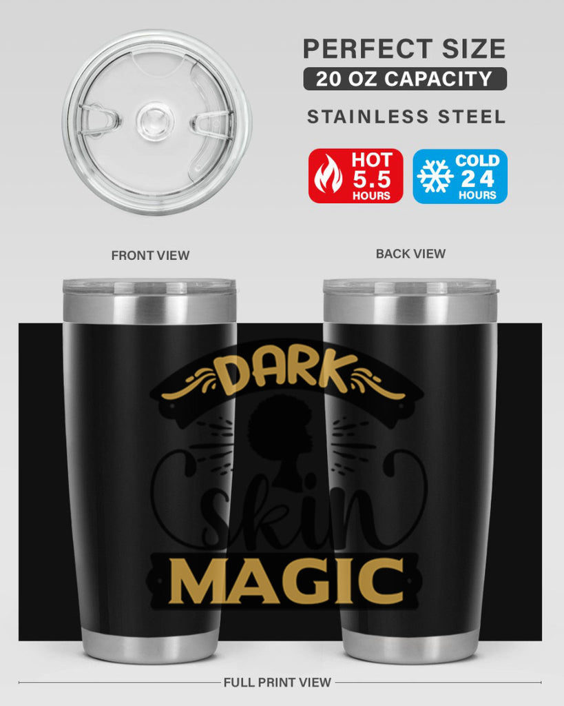 Dark skin magic Style 42#- women-girls- Tumbler