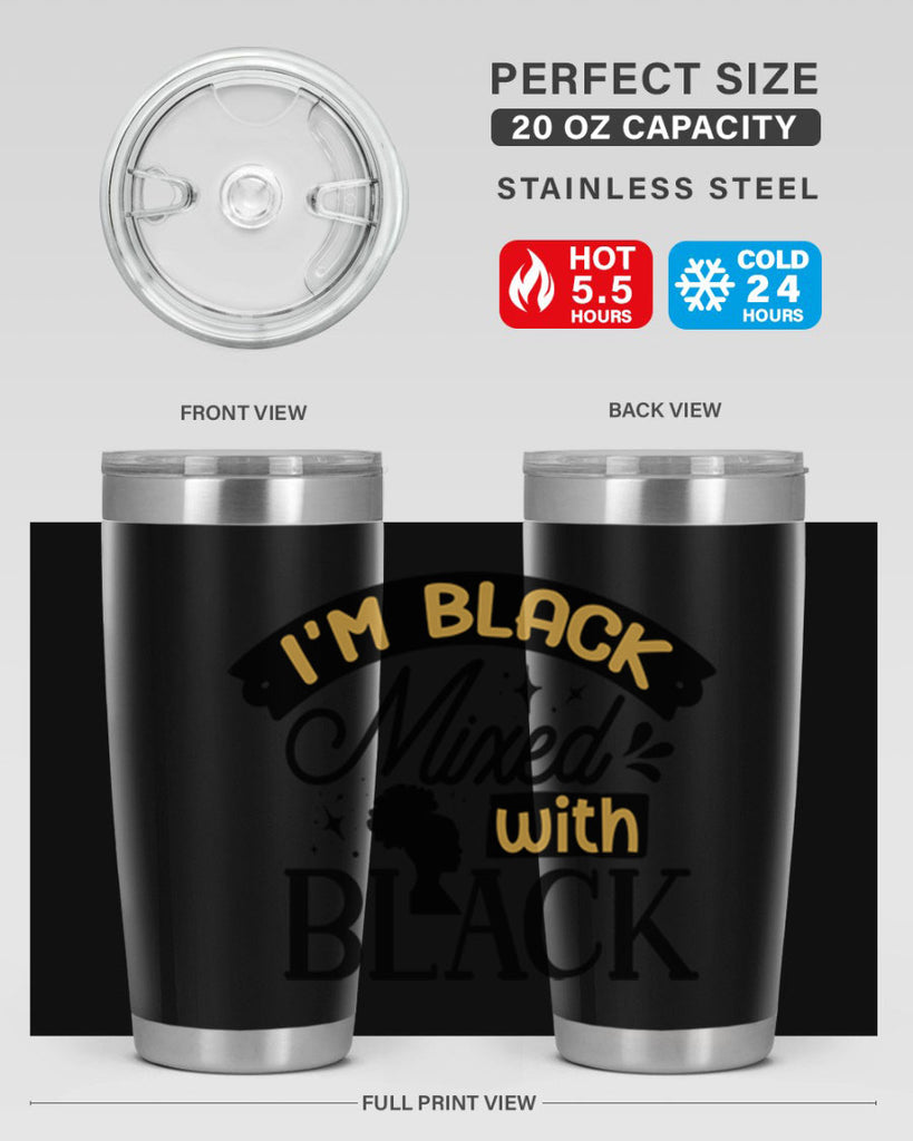 Im black mixed with black Style 30#- women-girls- Tumbler