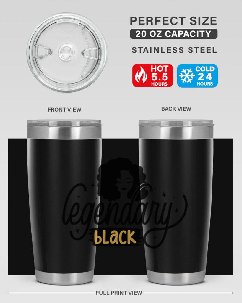 Legendary black Style 27#- women-girls- Tumbler