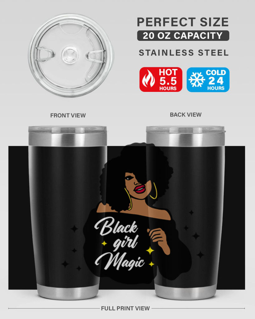 black girl magic 21#- women-girls- Tumbler