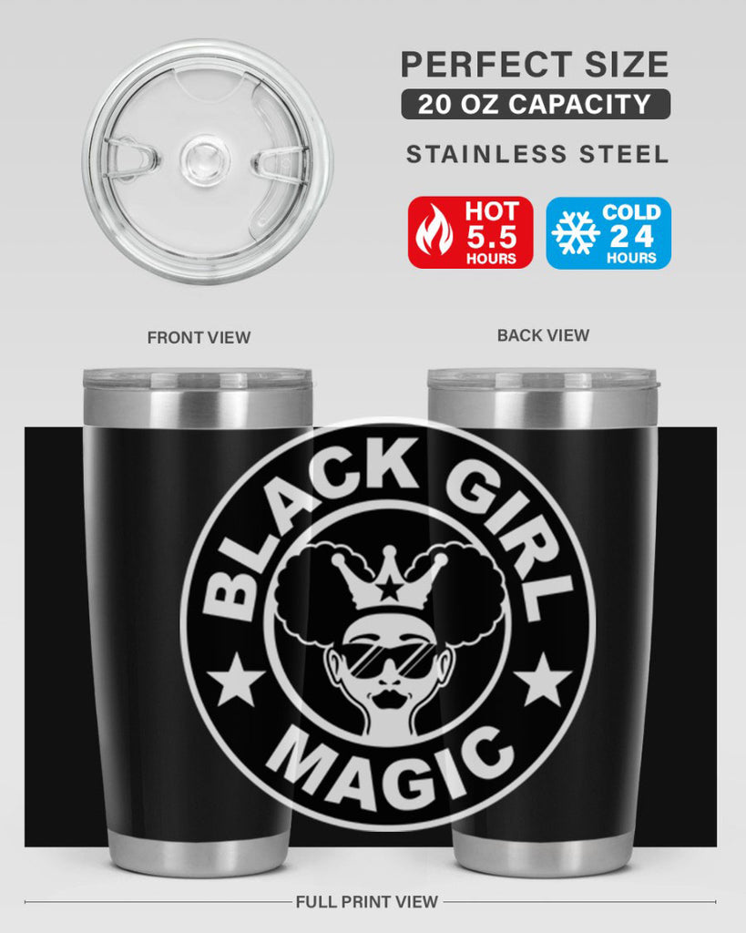 black girl magic coffee 57#- women-girls- Tumbler