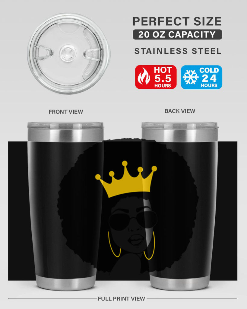 black women - queen 76#- women-girls- Tumbler