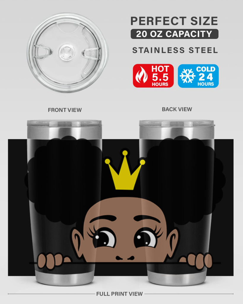 crown afro puffs 51#- women-girls- Tumbler