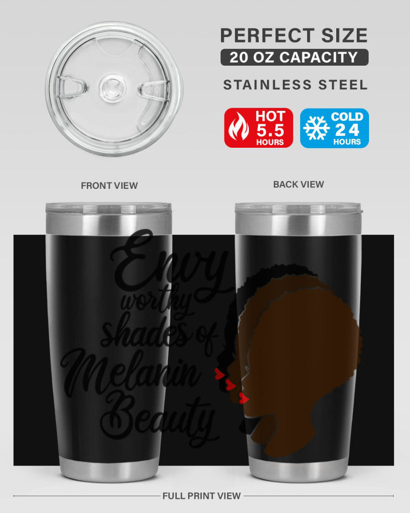 envy worth shades of melanin Style 39#- women-girls- Tumbler
