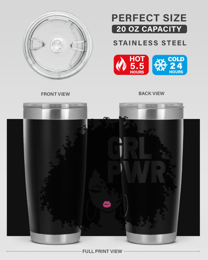 woman face grlpwr 1#- women-girls- Tumbler