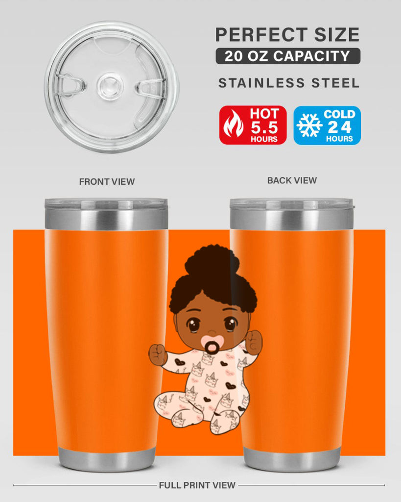 Black baby style 5#- women-girls- Tumbler