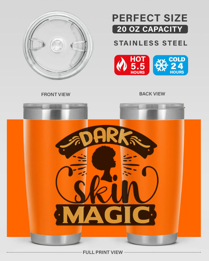 Dark skin magic Style 42#- women-girls- Tumbler