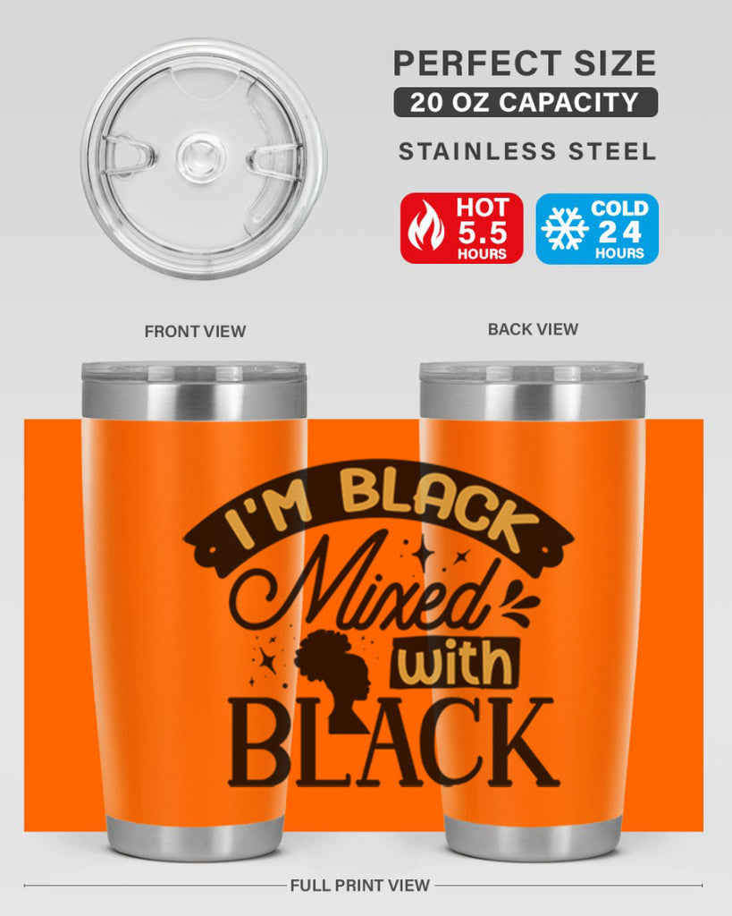 Im black mixed with black Style 30#- women-girls- Tumbler