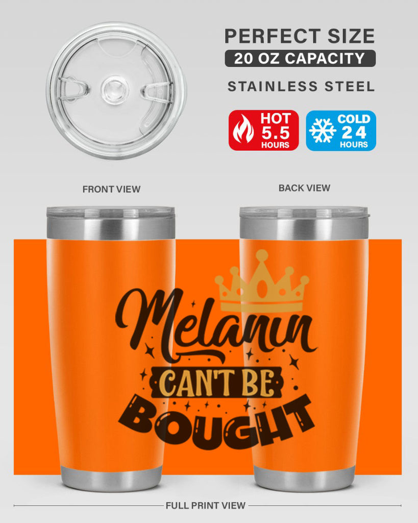 Melanin cant be bought Style 22#- women-girls- Tumbler