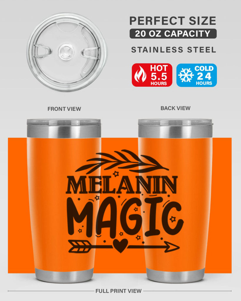 Melanin magic Style 19#- women-girls- Tumbler