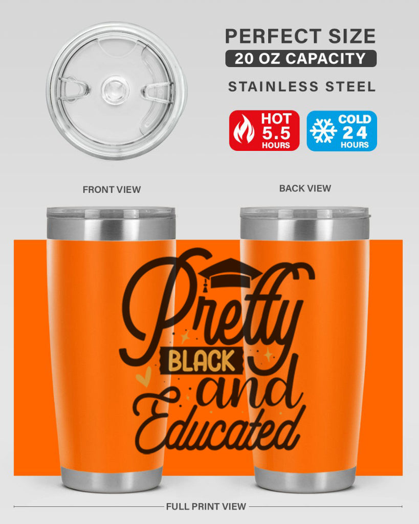 Pretty black and educated copy Style 12#- women-girls- Tumbler