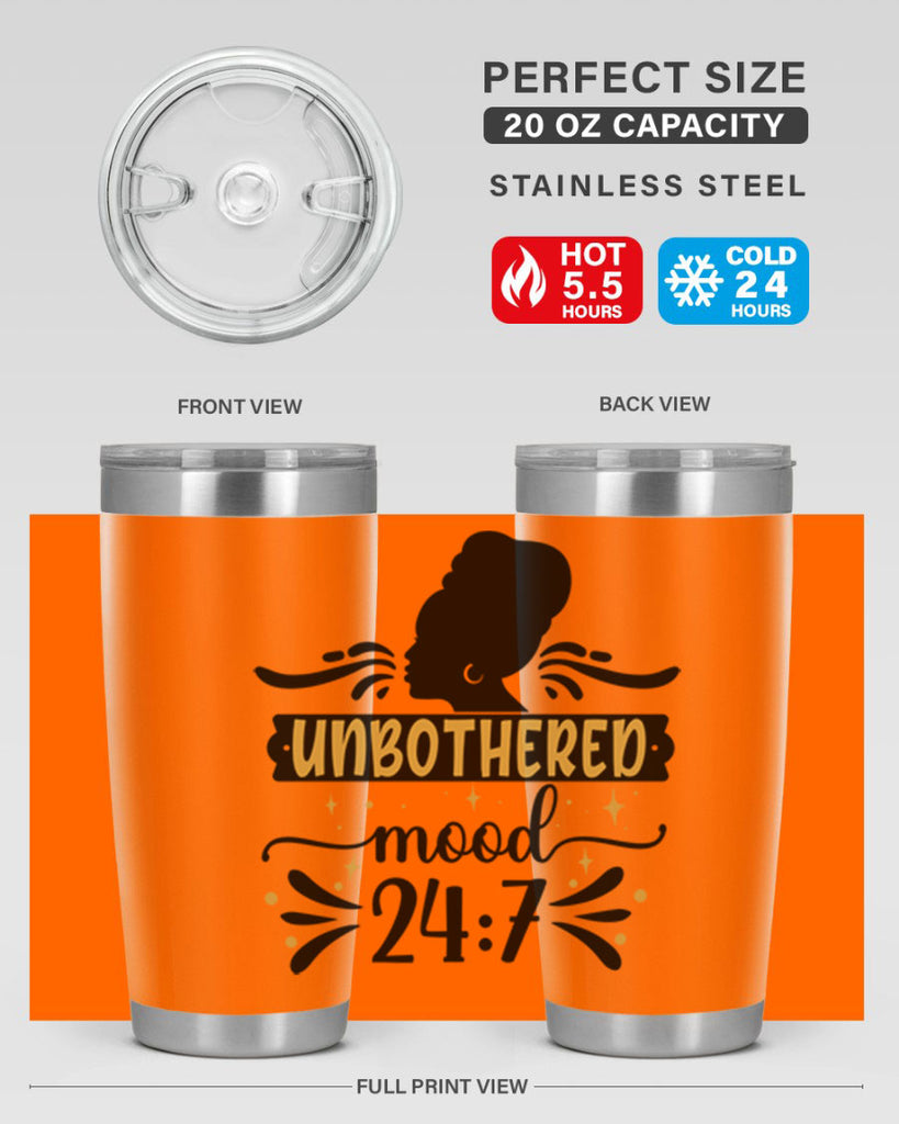 Unbothered mood Style 2#- women-girls- Tumbler