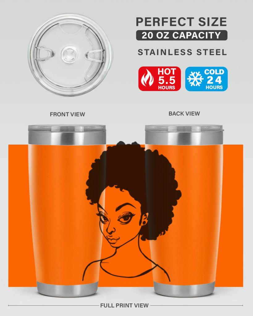 afro woman girl lady 68#- women-girls- Tumbler
